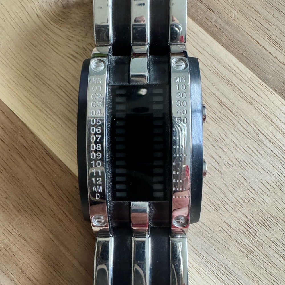 Storm Black and Silver Smartwatch